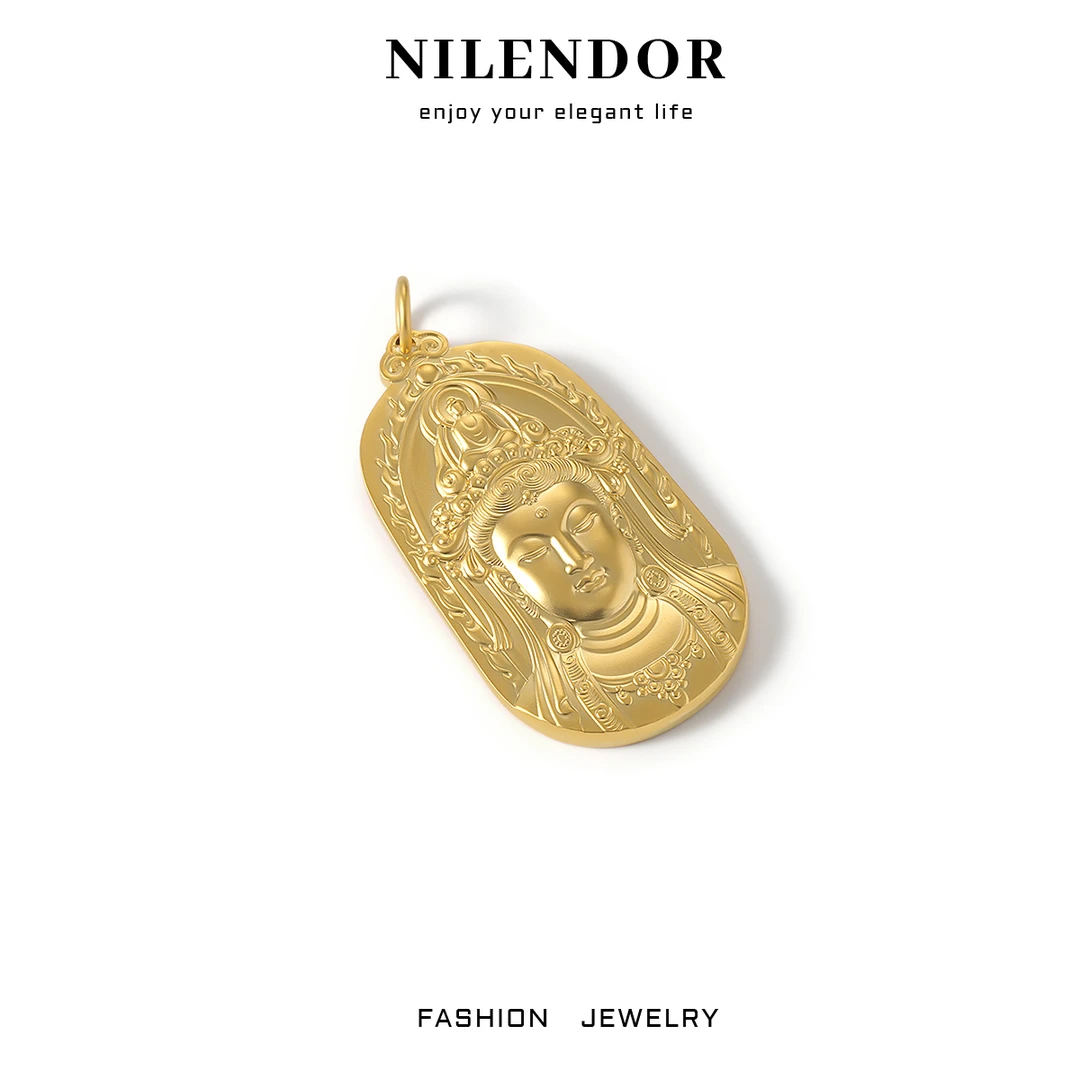 铜合金吊坠 XL-539时尚经典人像百搭实心精美吊坠