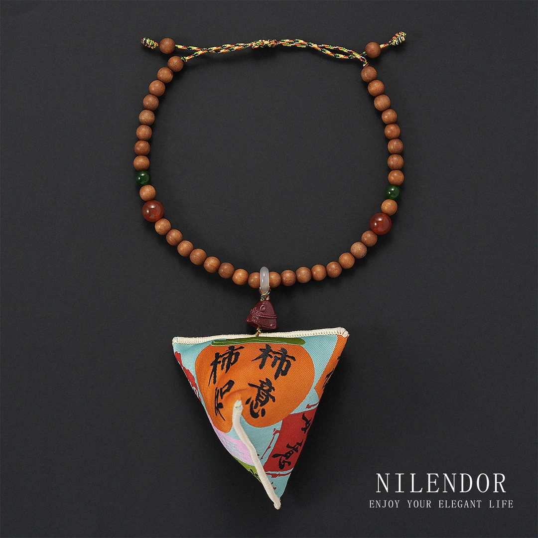 NILENDOR/昵兰 非金属布艺吊坠 XL-320民族风艾香手工百搭吊坠