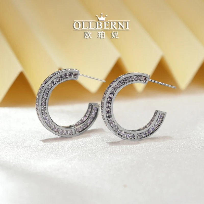 铜合金耳饰 气质轻奢时尚百搭小众欧美简约-5623