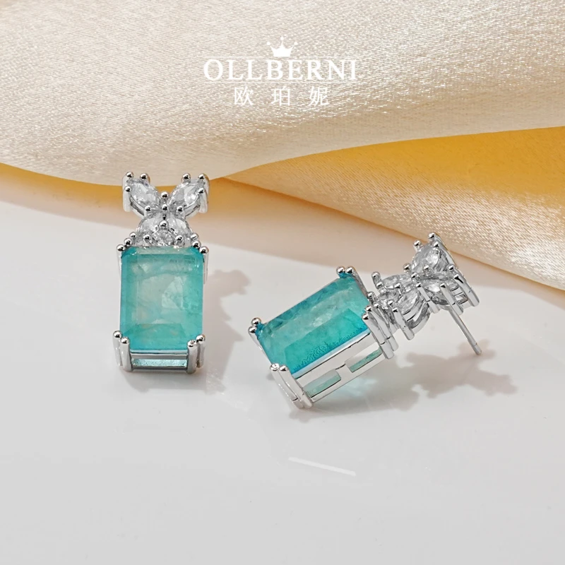 OLLBERNI/欧珀妮 铜合金耳饰 时尚气质耳钉女-5407