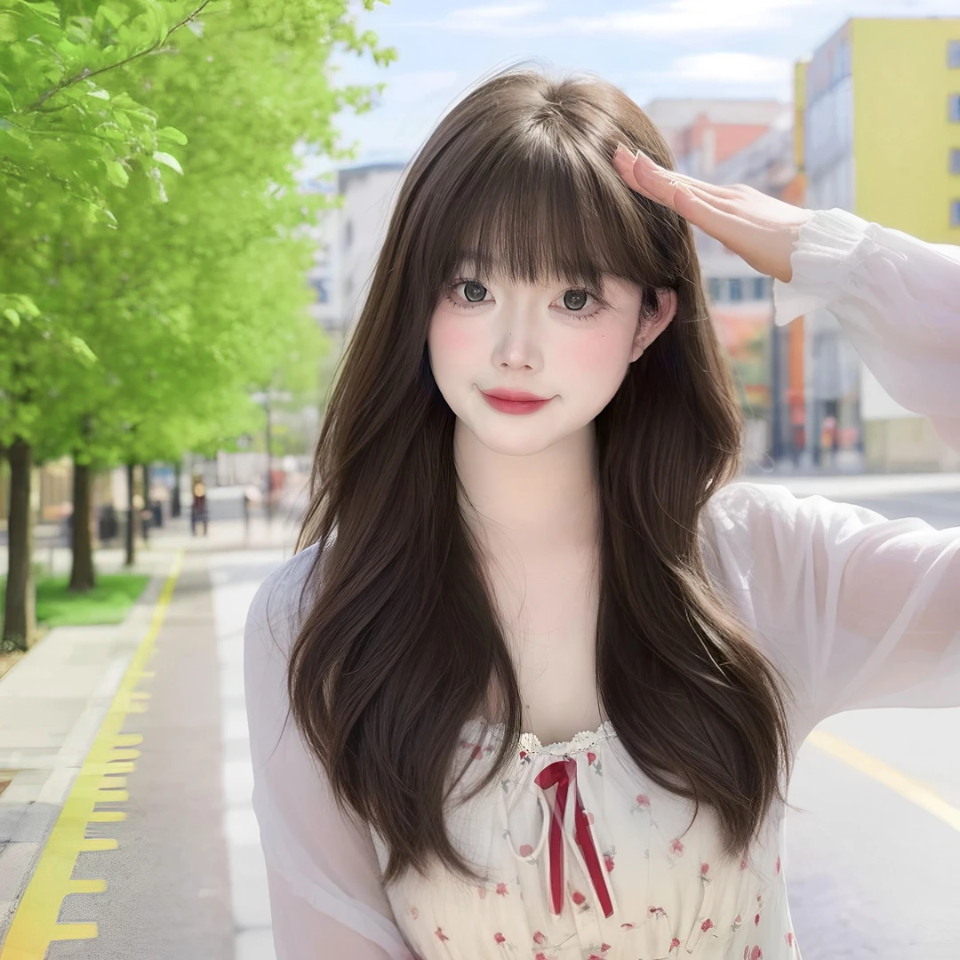 【冰冷心事】假发女长发蓬松造型韩式品牌气质优质调节饱满假发女款