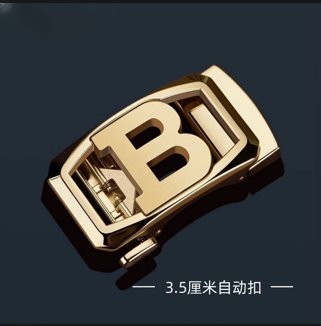 男士皮带头3.5厘米锌合金自动扣时尚百搭高档男款腰带扣头卡扣