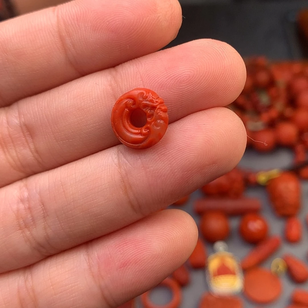 【闪购商品】南红玛瑙配饰龙扣卡环未镶嵌