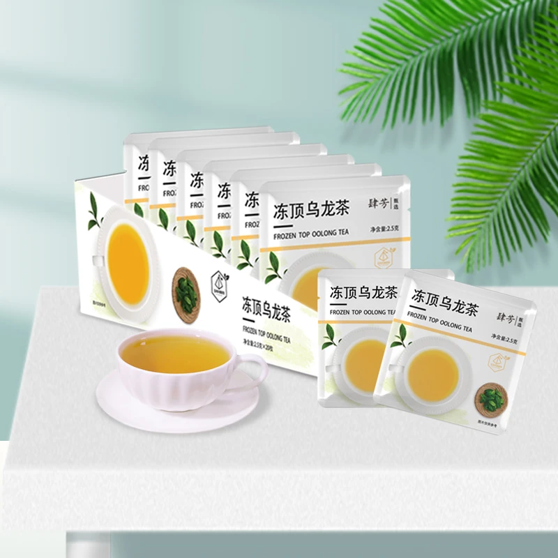 肆芳台湾冻顶乌龙茶高山茶清香型袋泡茶三角茶包玉米纤维茶包20包