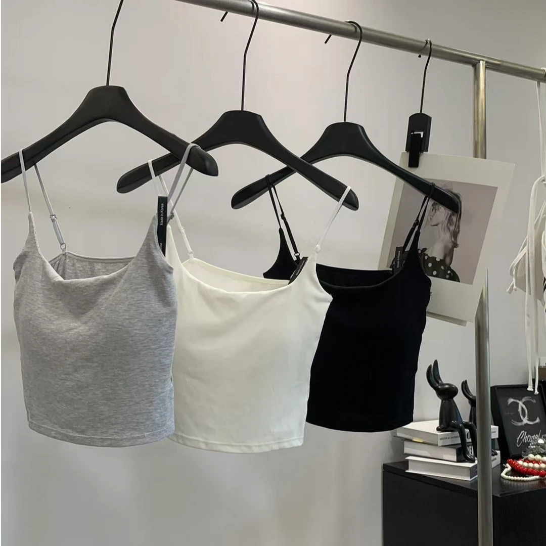 （no退no换）韩国东大门2024新款可调节肩带三色吊带xh