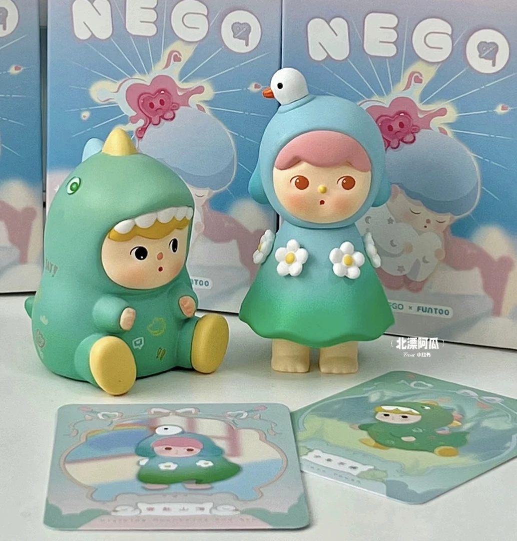 （拆盒）【特价】你好岛 NEGO有我陪你呀系列盲盒可爱公仔潮玩手办