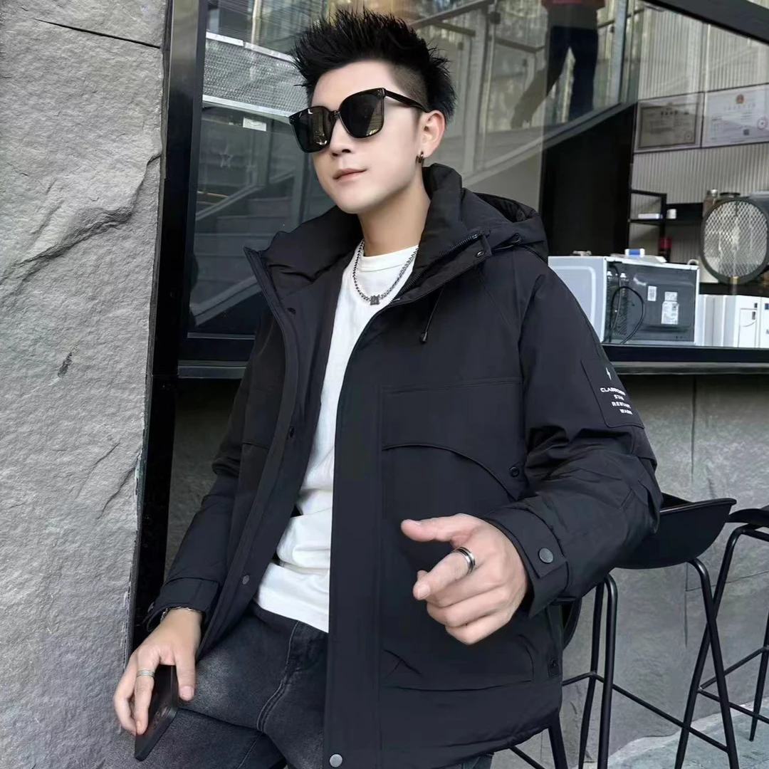 秋冬时尚休闲潮流男款运动保暖冬季加厚外套8203