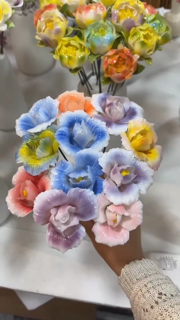 【闪购商品】陶瓷花-蝴蝶兰10枝