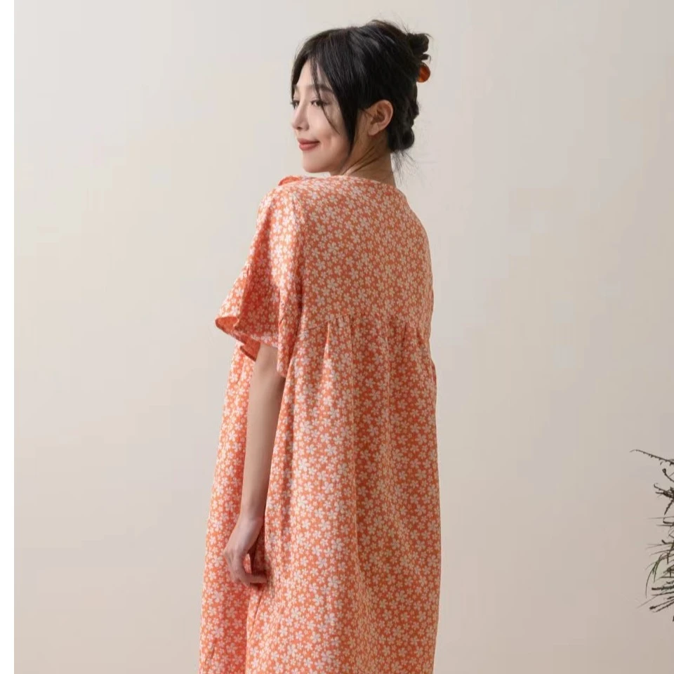 【甜宝宝】新款  双层纱连衣裙  宽松睡衣   可外穿