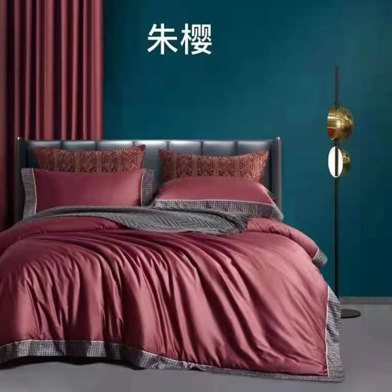 新款  简约轻奢风  品格匹马棉四件套