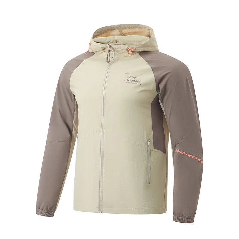 LI-NING/李宁 健身系列男子防泼水运动风衣AFDU157-2