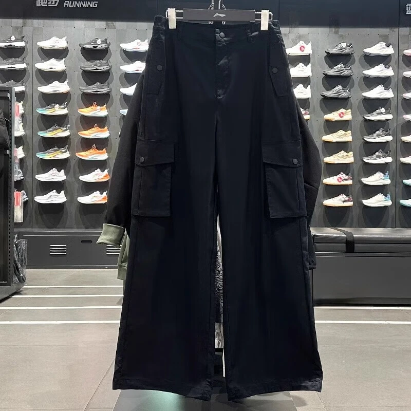 LI-NING/李宁运动生活系列中国文化女款休闲长裤AKXU184-2/3