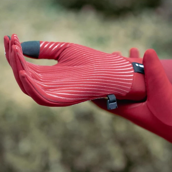 兰帕达骑行手套冬季全指公路车自行车抓绒保暖防寒骑车装备男女生