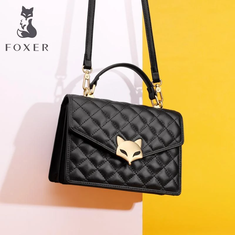 金狐狸包包女斜挎包大容量质感女包2024新款百搭单肩包质感手提包