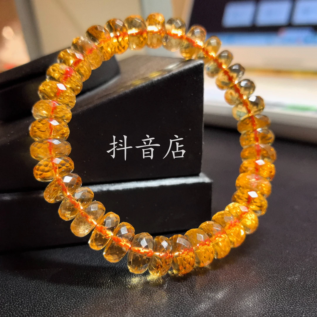 【玲珑专享】收藏级巴西天然高品质黄水晶切面工艺净体