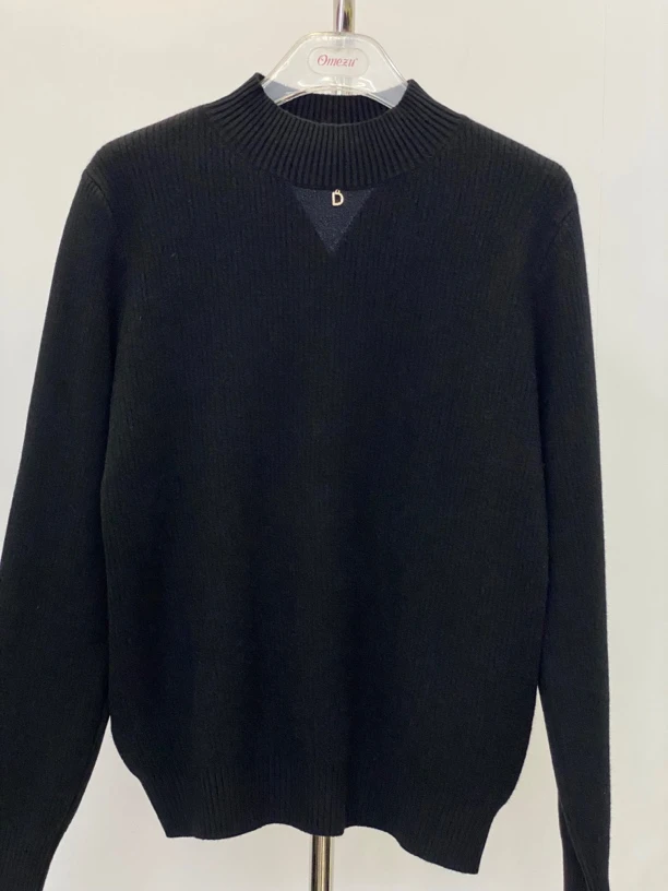 欧美姿2024年初秋冬款气质显瘦百搭毛衫