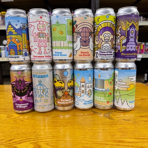 伯灵顿473ml×12罐浑浊IPA组合啤酒