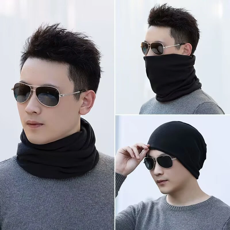 围脖男冬季保暖防寒男款韩版百搭加厚护颈脖套女加绒骑行一体两用