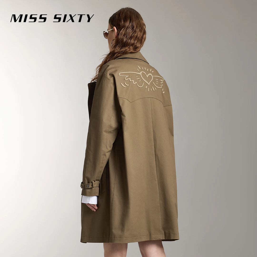 Miss Sixty x Keith Haring跨界合作系列风衣外套女百搭休闲