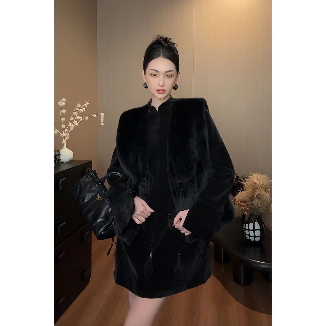 紫紫  龟背马甲  秋冬百搭毛毛皮扣马甲ZC08WZYL575