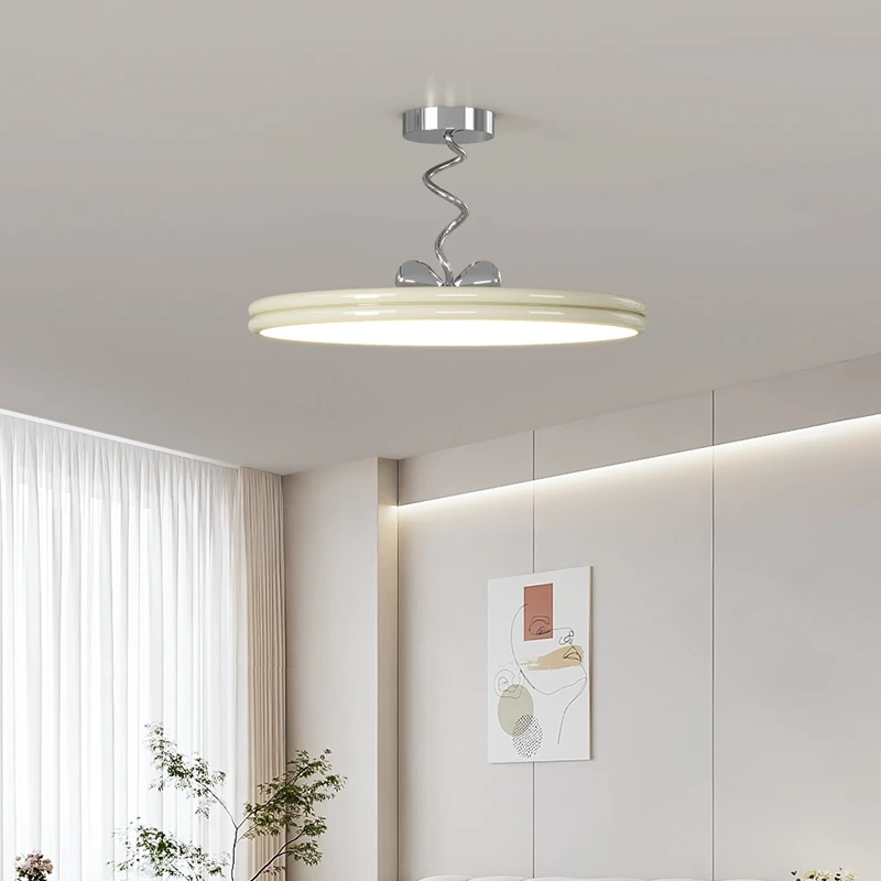 全光谱飞碟吊灯现代简约吧台灯包豪斯风格餐厅可移动餐桌照明灯具