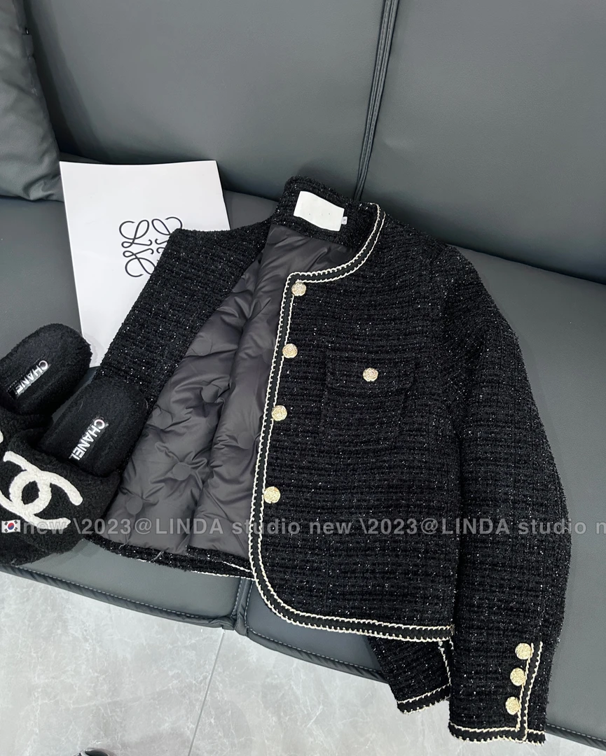 【财阀千金】高品质加厚内胆高级小香风外套女秋冬冬季新款外套