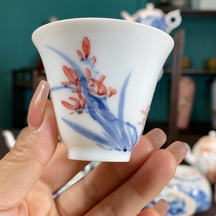 景德镇器居瓷业手工手绘主人杯