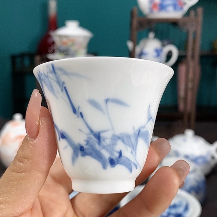 景德镇器居瓷业手工手绘主人杯