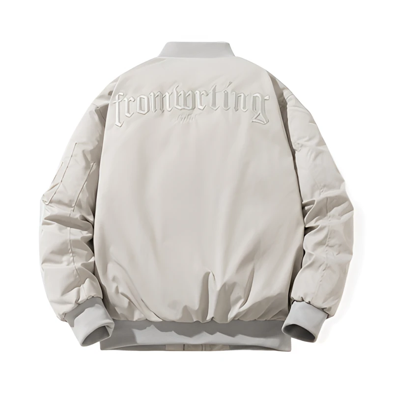 秋冬刺绣帅气棒球服韩版情侣宽松夹克加厚棉衣百搭春秋休闲男外套