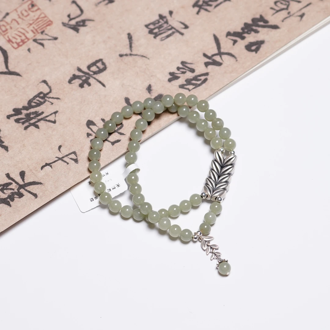 和田玉S925多圈手串ZC10A6213