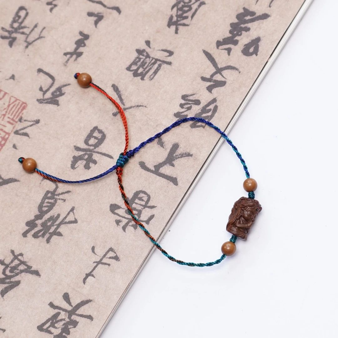 老山檀合掌扎基手串ZC10A2929