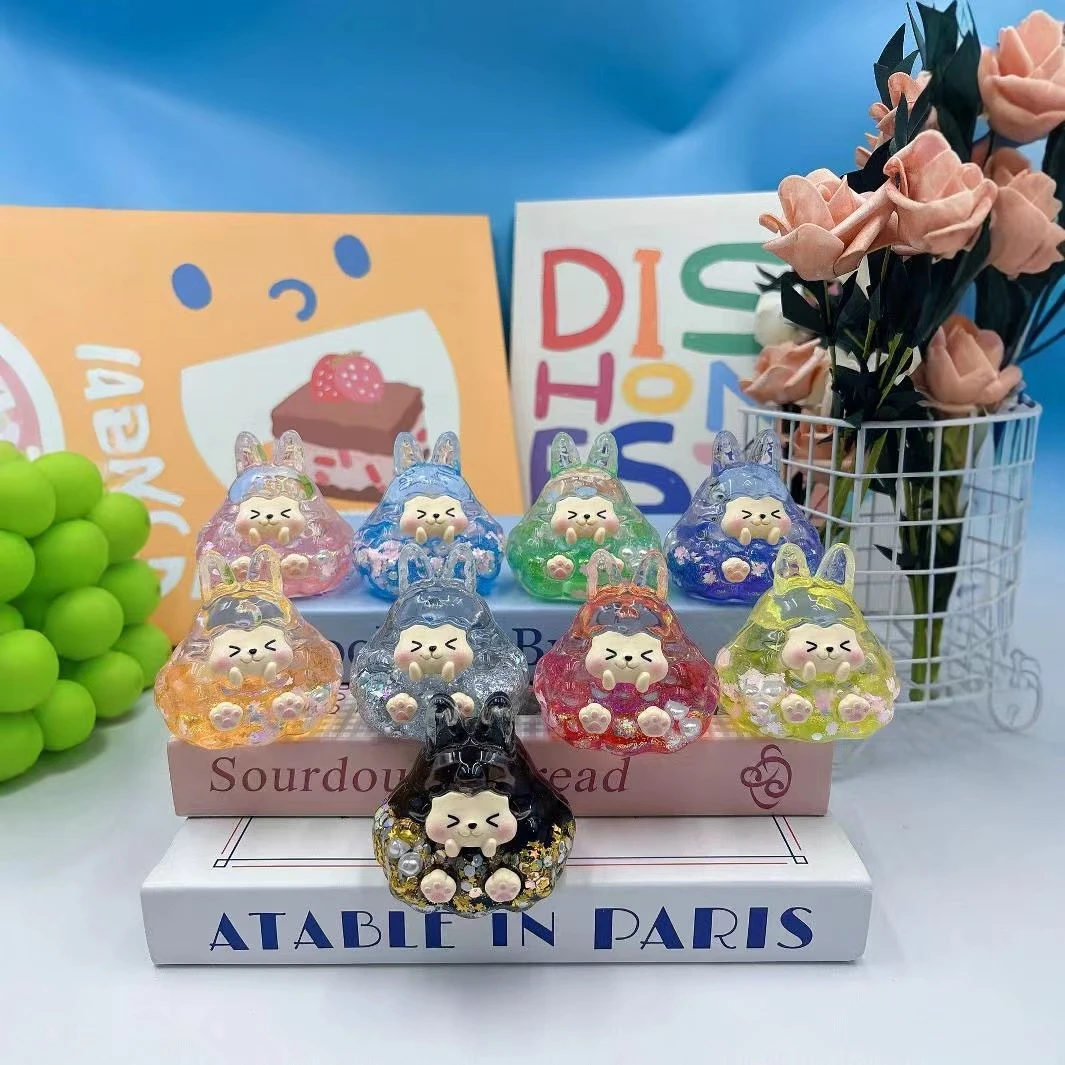 [许愿+对对碰]巨无霸夜光塔塔流沙手工diy饰品桌面摆件