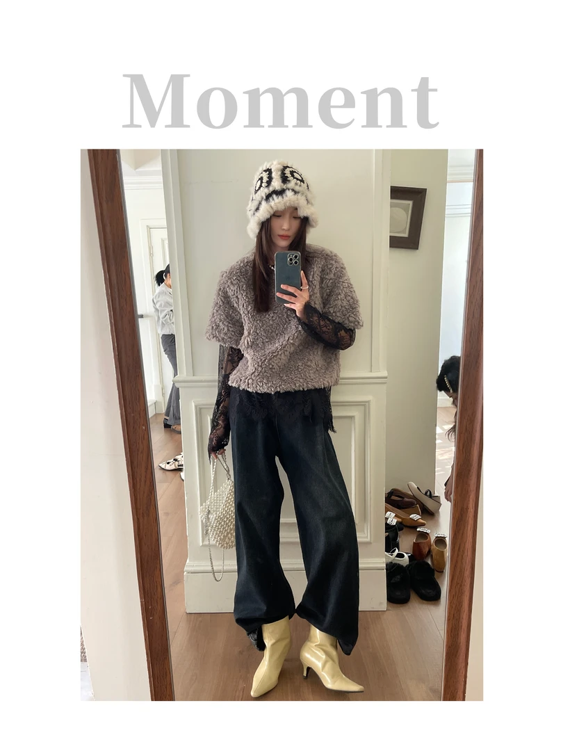 【小年夜前奏】 南方小土豆北方小公主疯狂爱惨的毛毛上衣  DJ0776