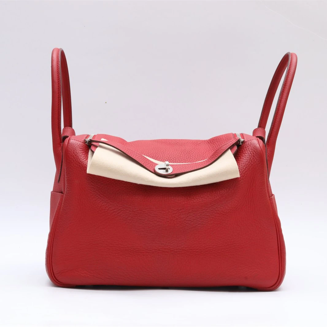 95新 Hermes/爱马仕 P234449147Lindy 34 Q5国旗红