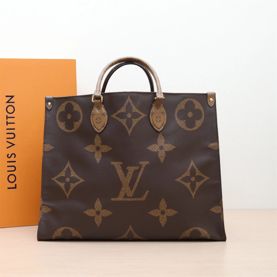 95新 LouisVuitton/路易威登 407710Onthego 大号单肩包