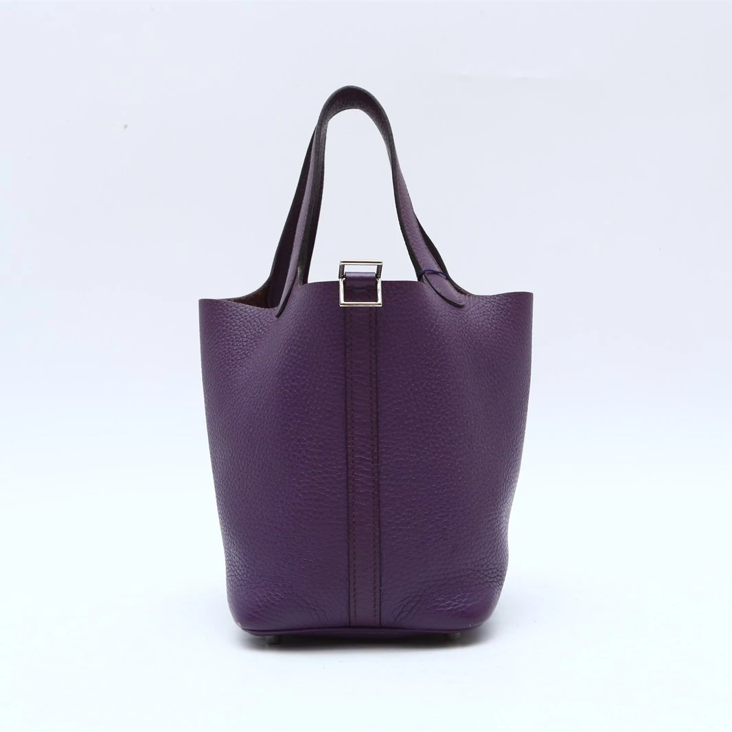99新 Hermes/爱马仕 P234449089 18 菜篮子 9W梦幻紫