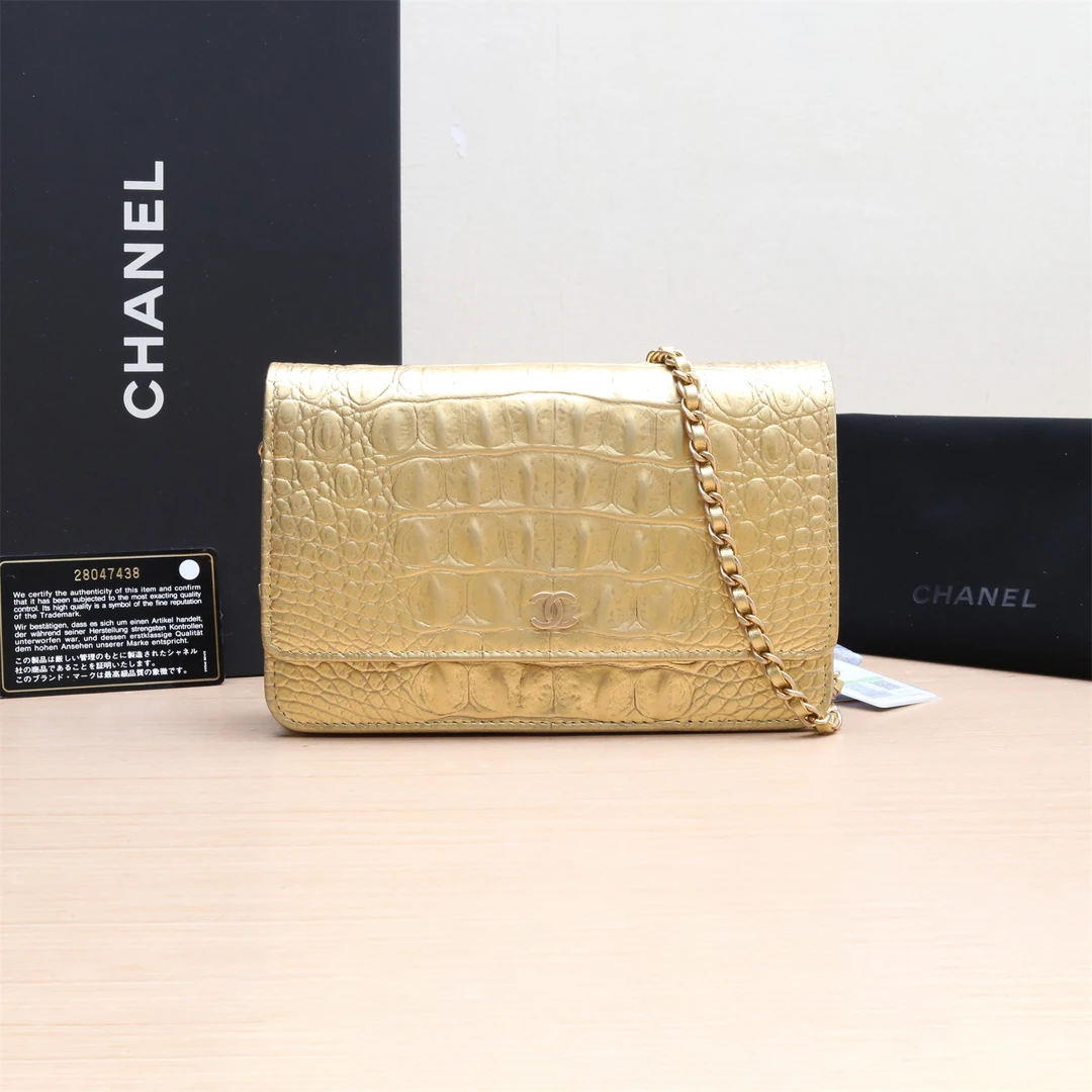 95新 Chanel/香奈儿 黑黑精选 P234347169CF WOC 单肩包