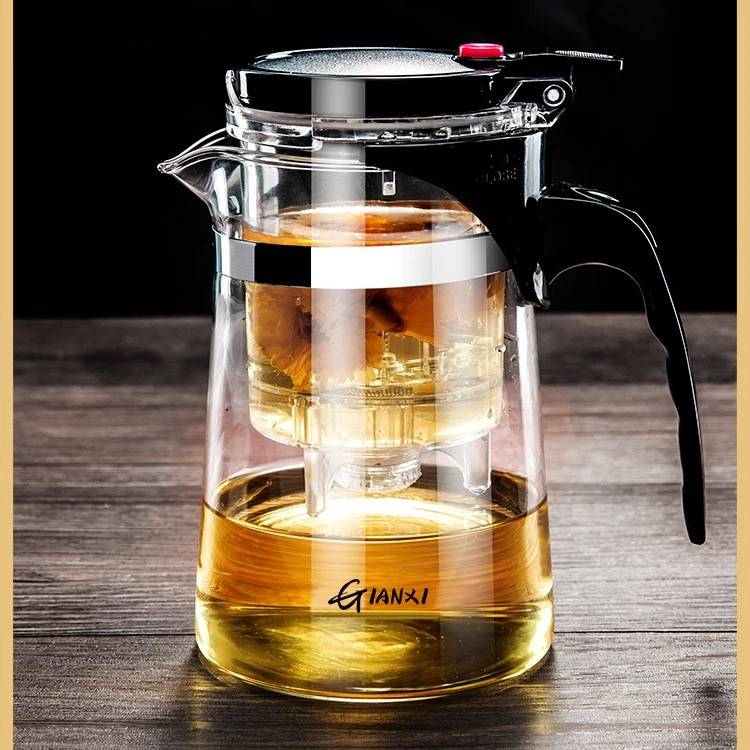 飘逸杯泡茶壶沏茶杯办公室玻璃茶具耐高温冲茶器家用过滤耐热茶壶
