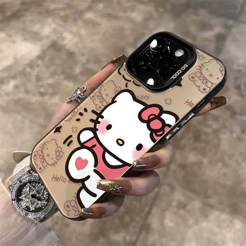 可爱凯蒂猫适用苹果15手机外iphone14pro/xsmax高颜值13少女生款1