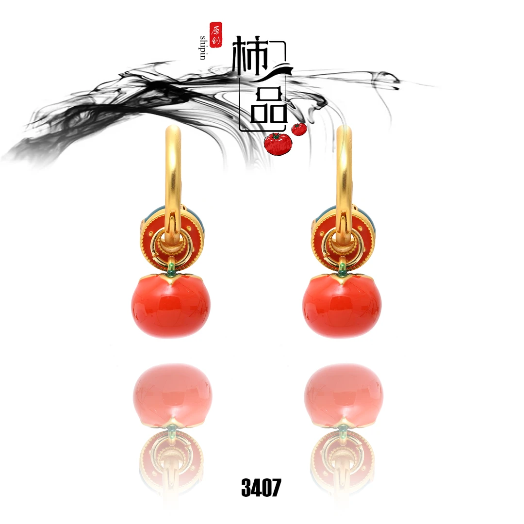 3407气质时尚百搭复古简约设计师精致素款耳环