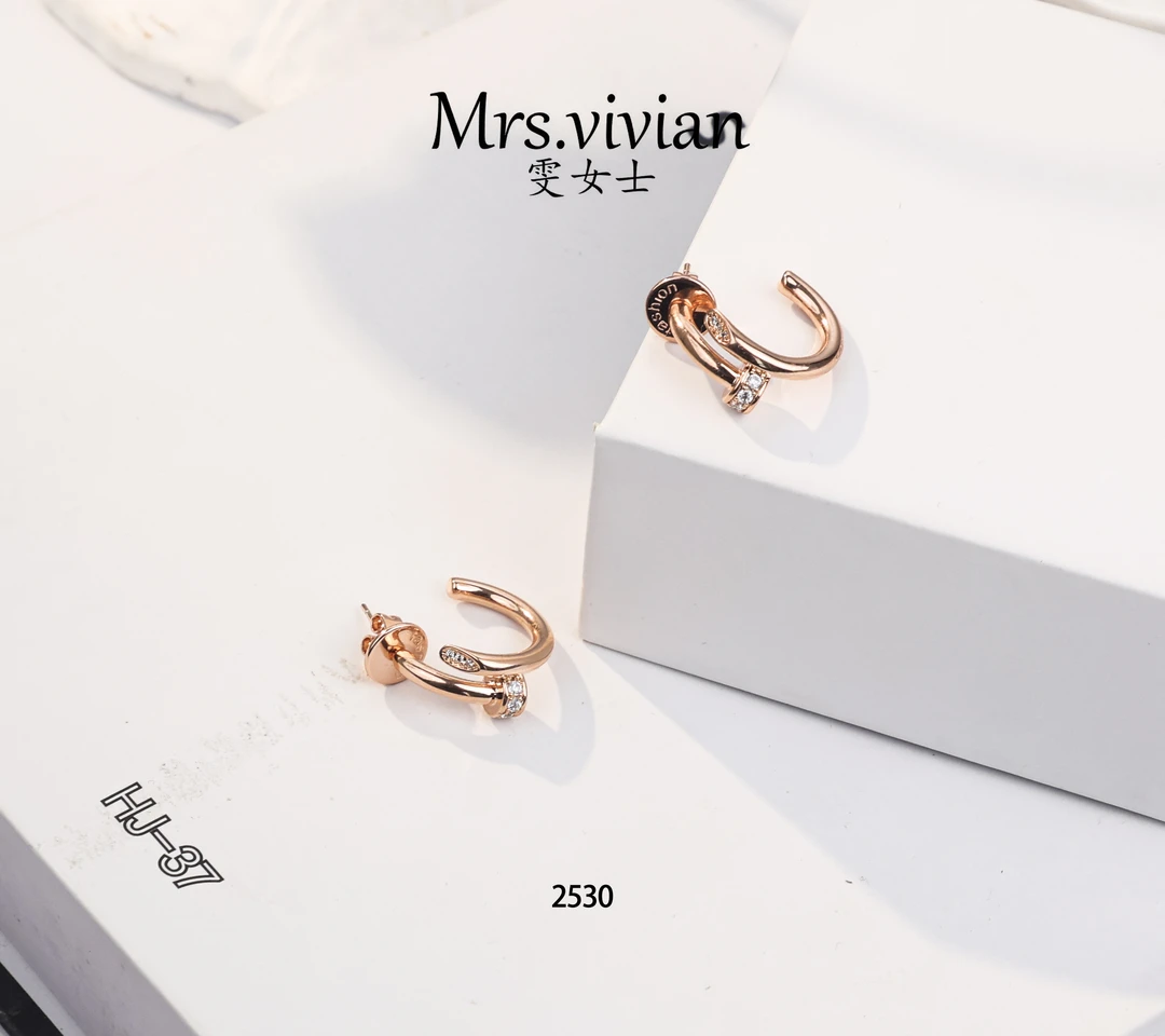 2530法★【巴黎时尚】秋冬限定c家耳钉