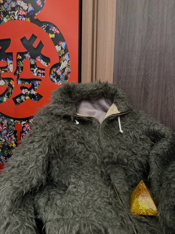 （雪域之宝）复古设计感毛毛外套