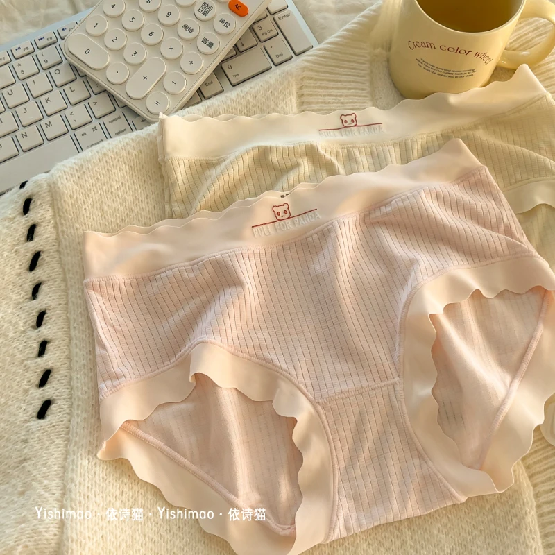 依诗猫可爱内裤女生棉裆夏季薄款透气2025新款无痕女士三角短裤头