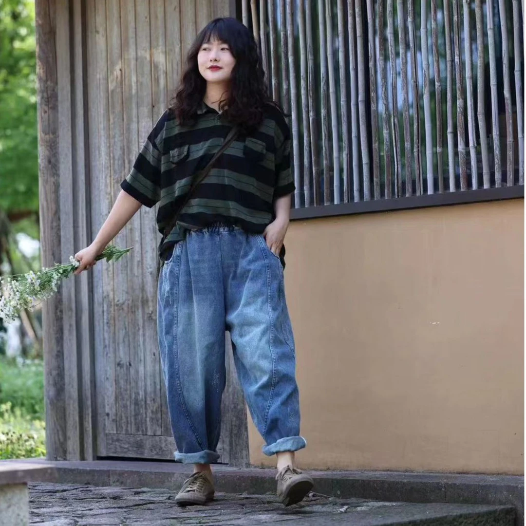 苍沐分享 衣路走来 牛仔裤  26845