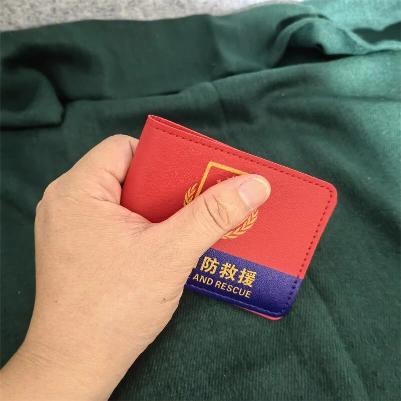 新款蓝朋友主题6卡位驾驶证行驶证皮套PU消防元素保护套驾照一体