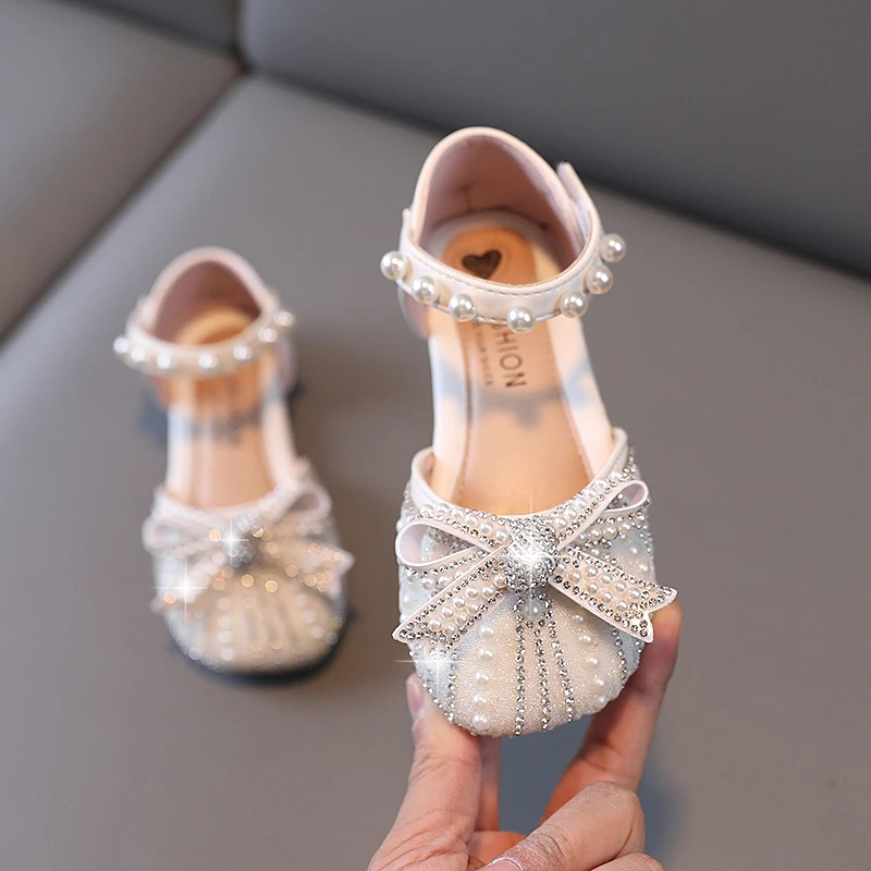 ABC儿童水晶鞋2025夏新款中大童软底女宝宝公主鞋跳舞鞋女童凉鞋