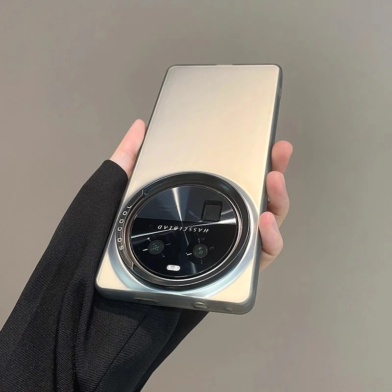 磨砂彩银壳适用OPPOfindX6/X7pro/一加realmeGT5pro/reno10手机壳