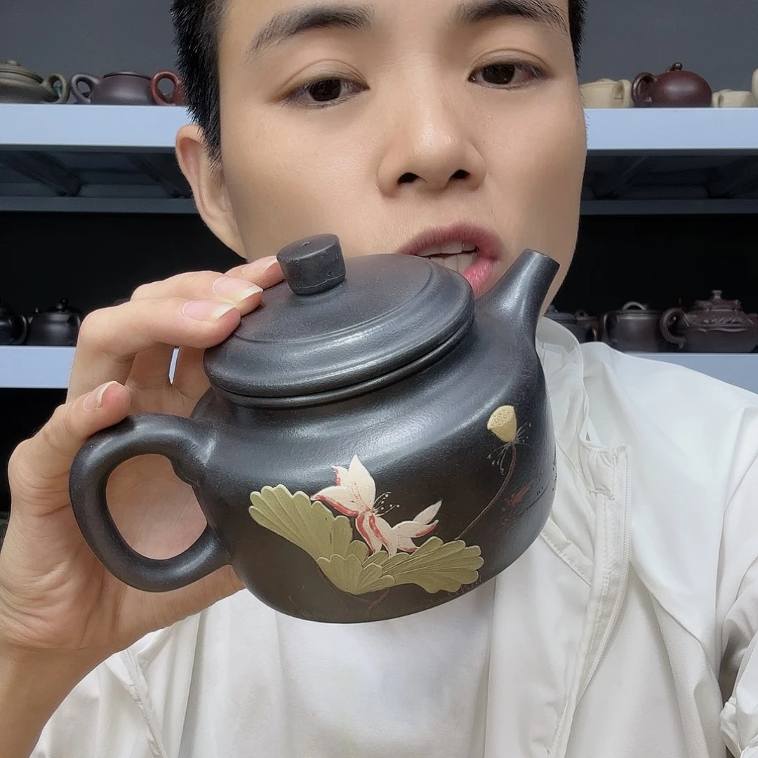 紫砂茶壶民间手艺人全手工制作