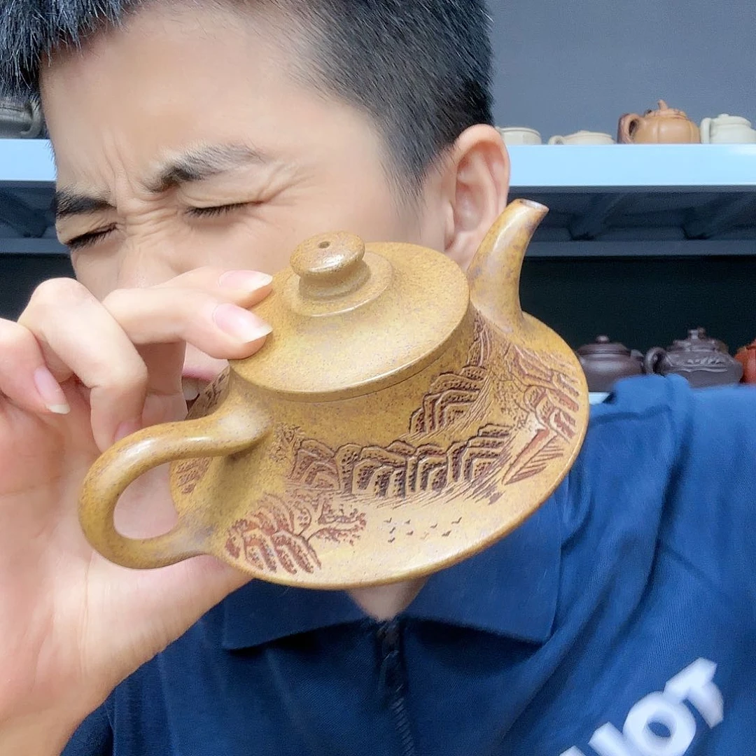 紫砂茶壶民间手艺人全手工制作