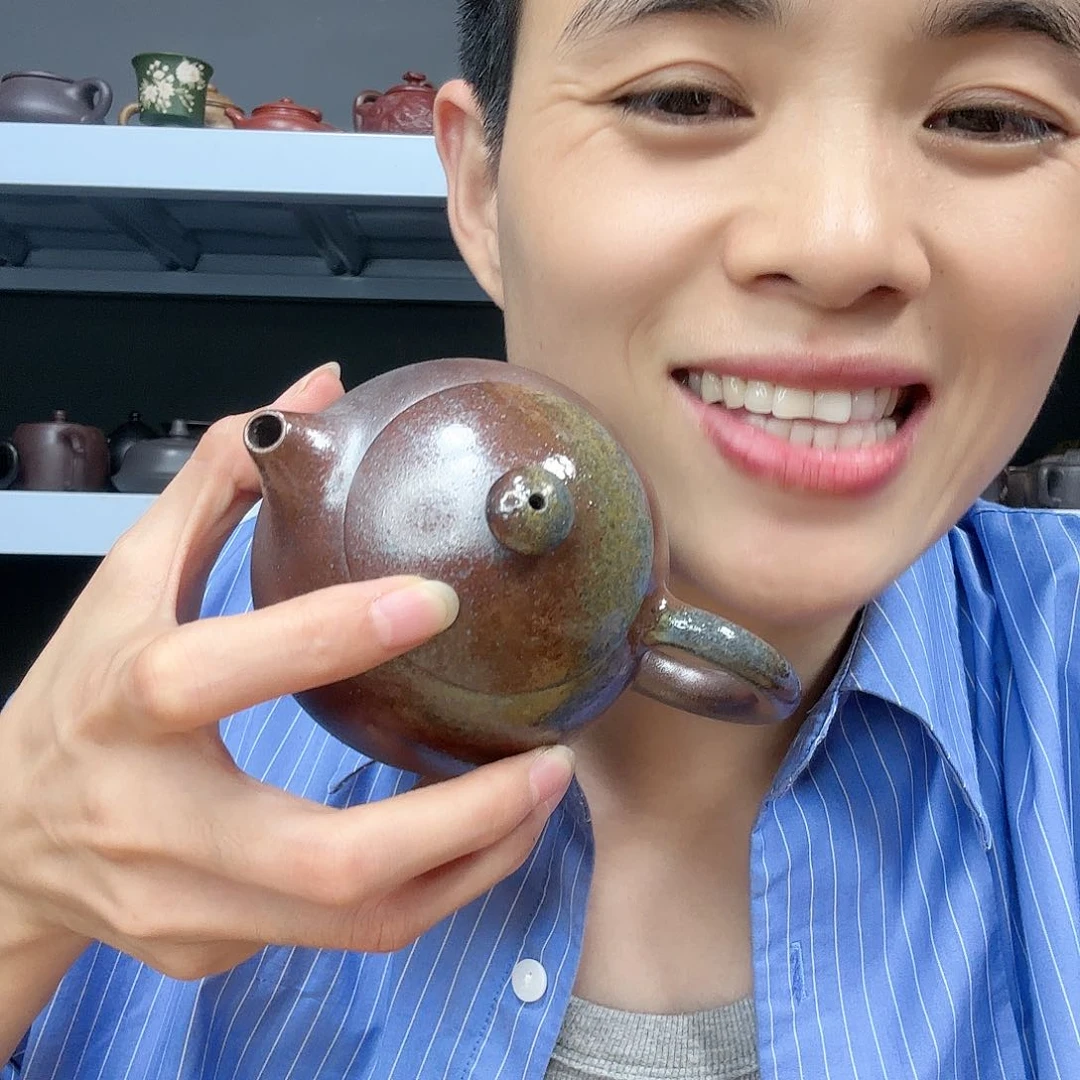 紫砂茶壶民间手艺人全手工制作